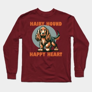 Happy hound dog Long Sleeve T-Shirt